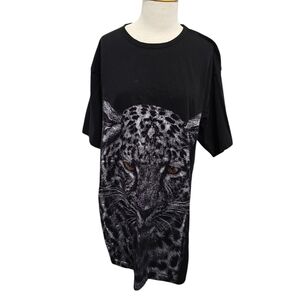 Rainforest Cafe Leopard Causal T-shirt Dress